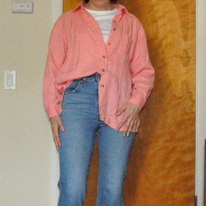 100% linen vintage shirt